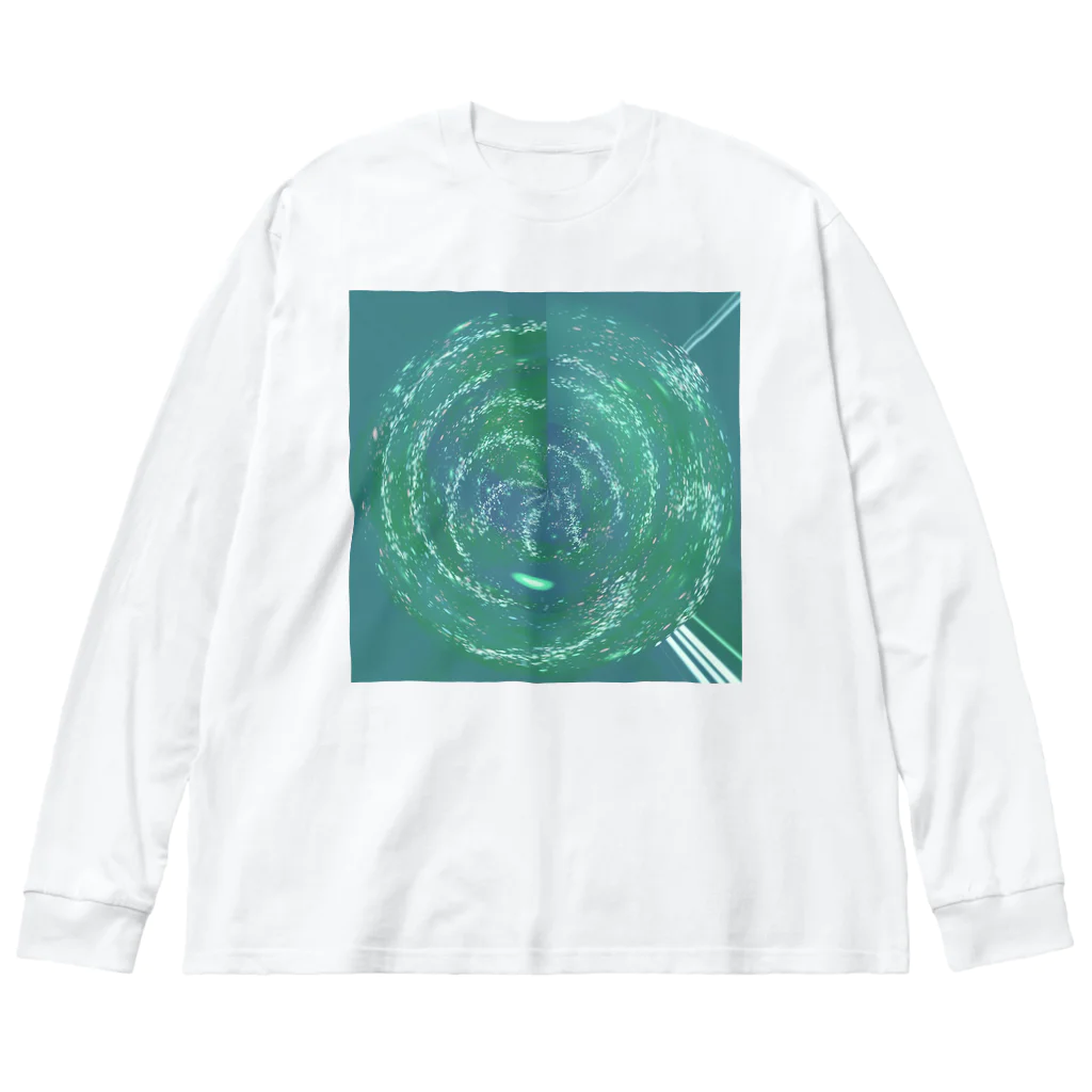 LeafCreateのGalaxyNight No.5 ビッグシルエットロングスリーブTシャツ