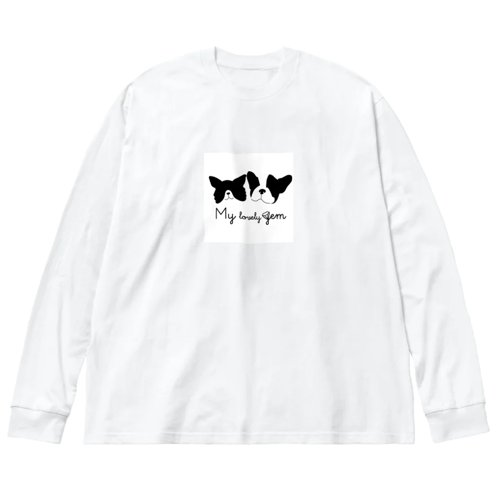 emiu_desighnのMi lovery jem Big Long Sleeve T-Shirt