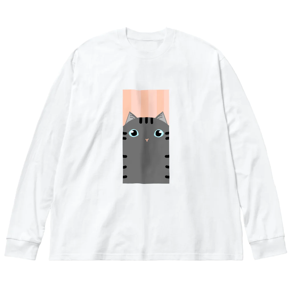 SHOP ベアたんのさばとらさん Big Long Sleeve T-Shirt