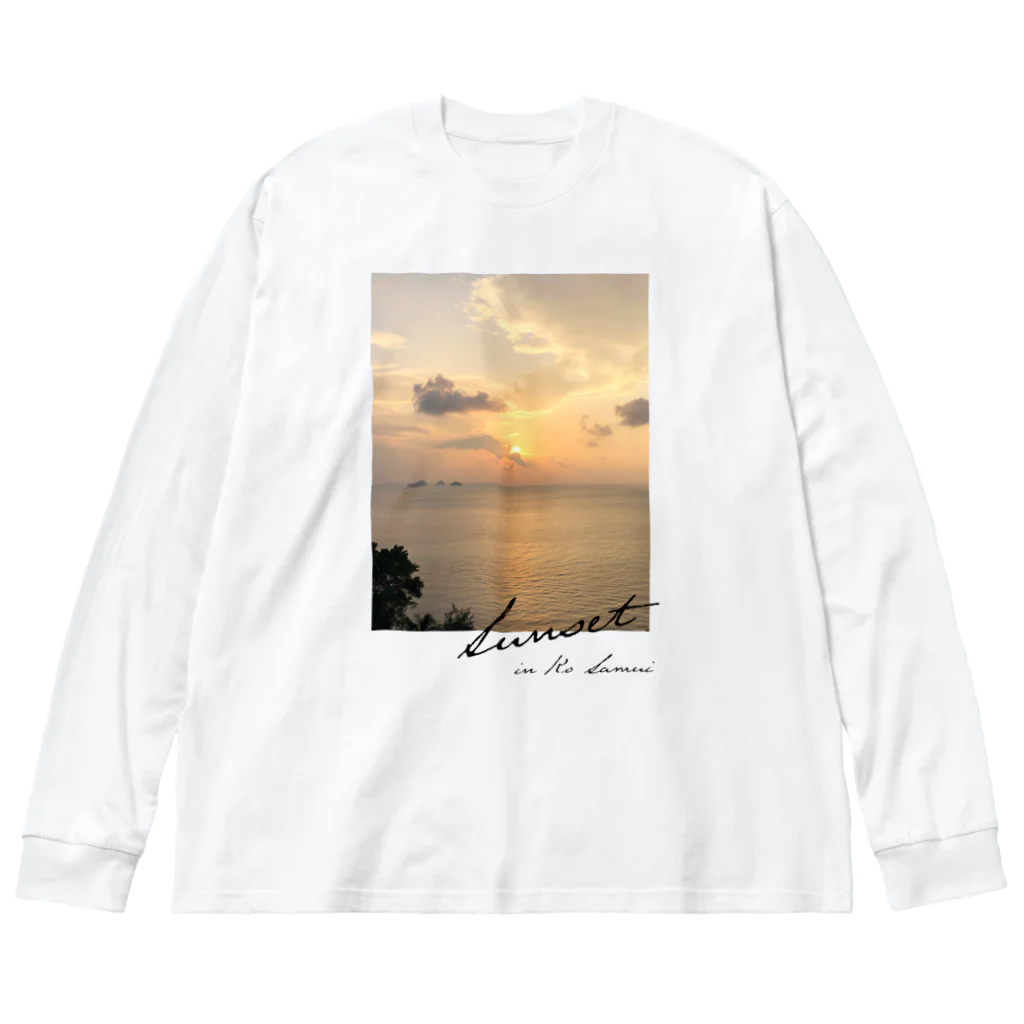 Katie（カチエ）のSunset in Ko Samui ビッグシルエットロングスリーブTシャツ