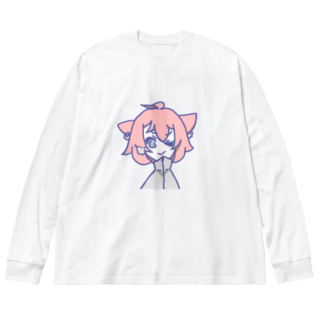 ルナのお店のドヤ顔のサクラちゃん Big Long Sleeve T-Shirt