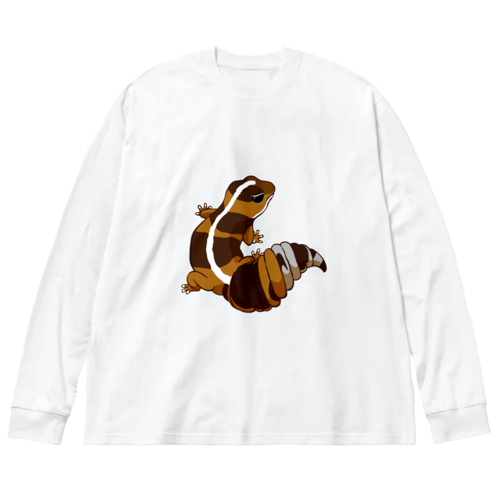 金魚大好き悠tubeのネットショップのニシアフリカトカゲモドキ Big Long Sleeve T-Shirt