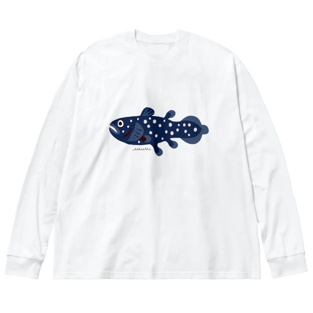 Astrio SUZURI店のシーラカンス Big Long Sleeve T-Shirt