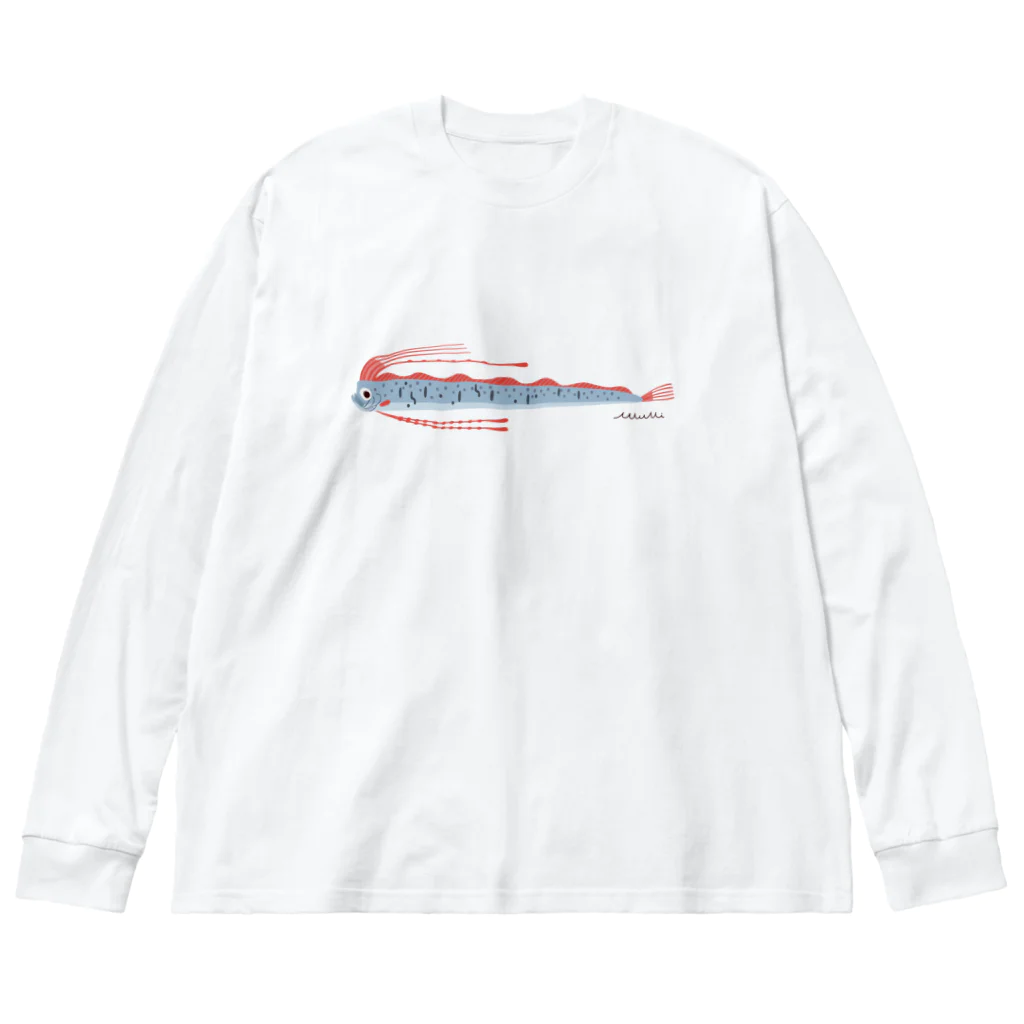 Astrio SUZURI店のリュウグウノツカイ ビッグシルエットロングスリーブTシャツ