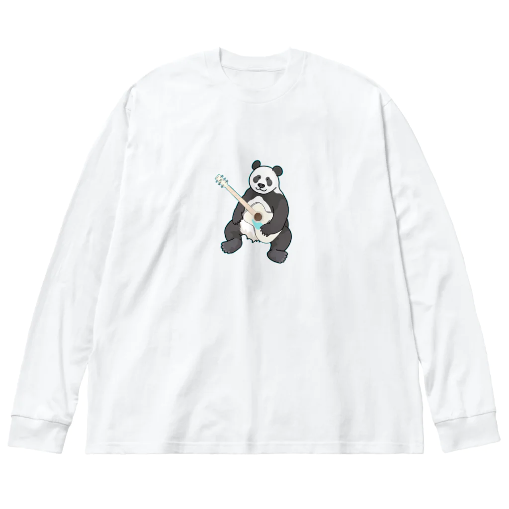 K Twinのギタパンダ Big Long Sleeve T-Shirt