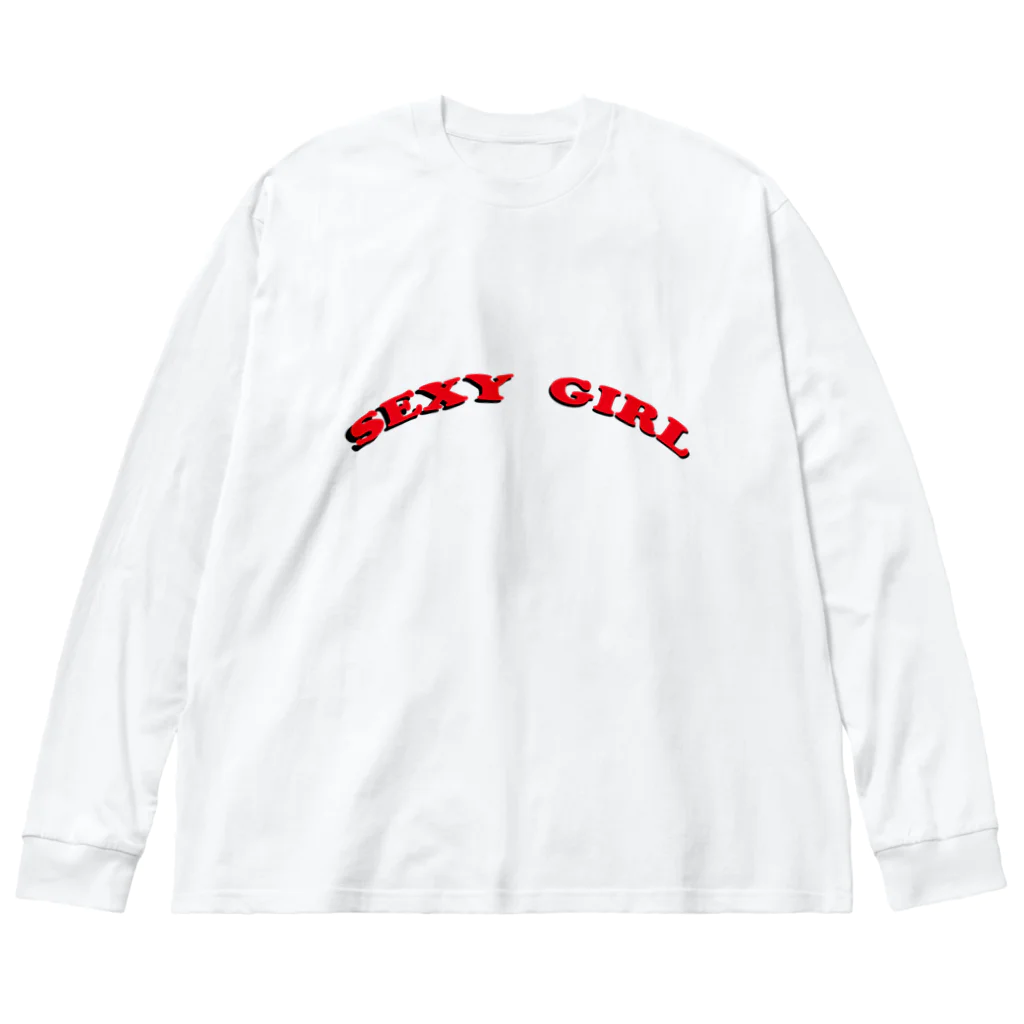 SEXY GIRLのやったー Big Long Sleeve T-Shirt