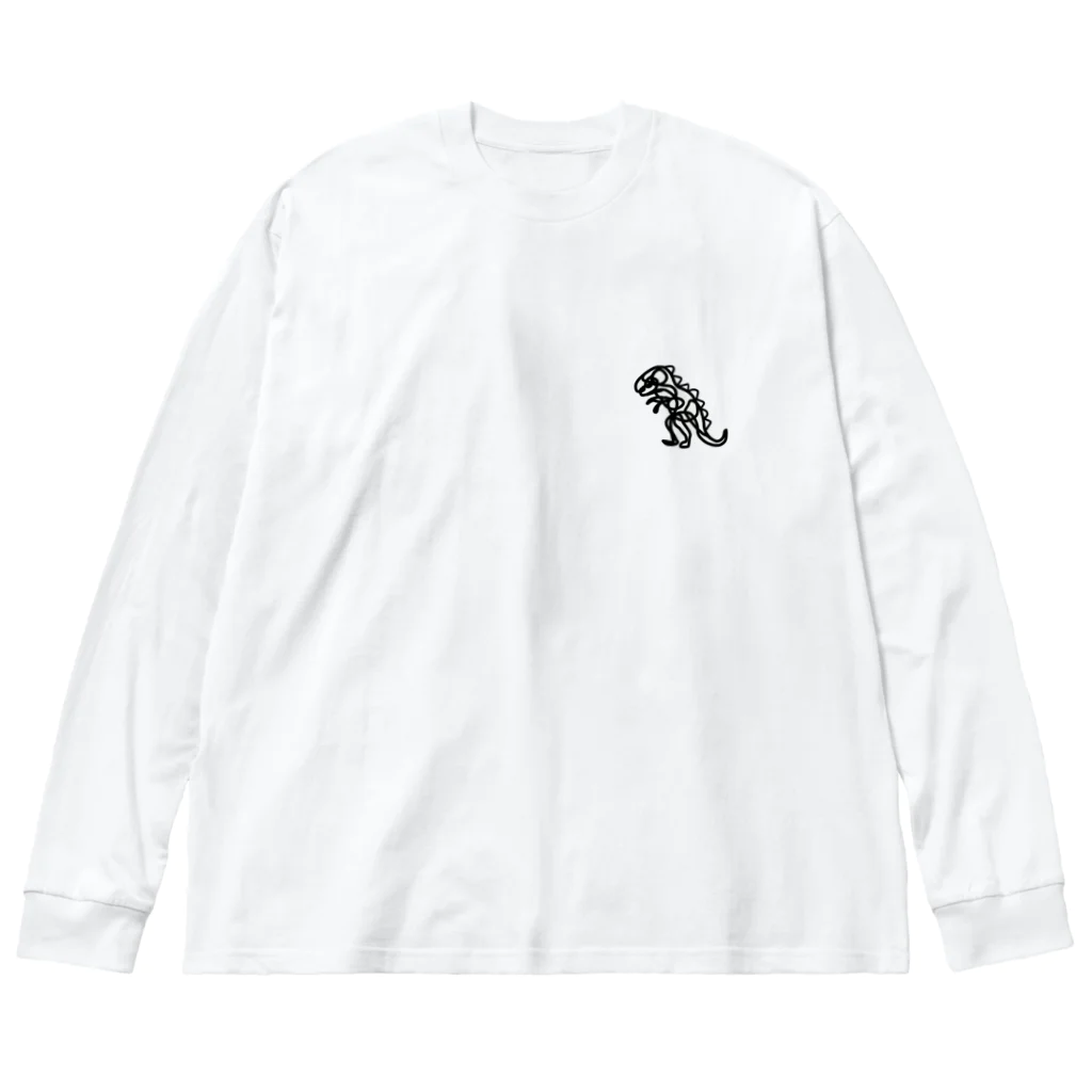 ちゃい🦖のちゃいナっ子メイド ビッグシルエットロングスリーブTシャツ