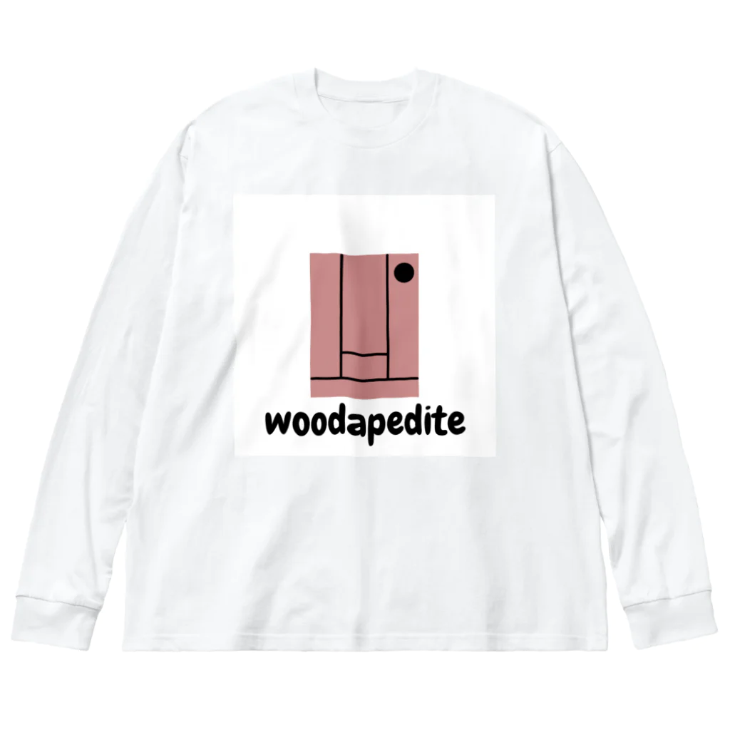 woodapedite Fukuoka shopのminimatou hanabue ビッグシルエットロングスリーブTシャツ