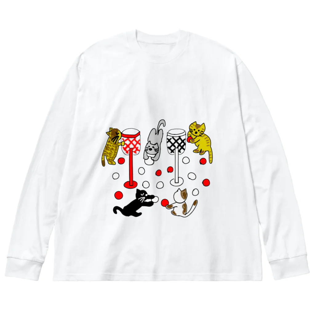 それいゆのねこ猫運動会（玉入れ） Big Long Sleeve T-Shirt