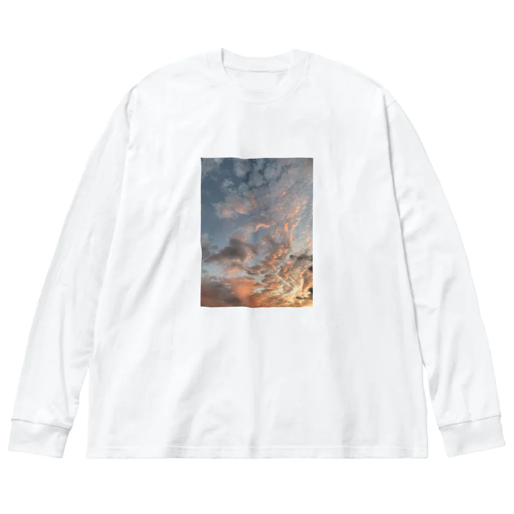 cherry＊の10月17日の空 Big Long Sleeve T-Shirt