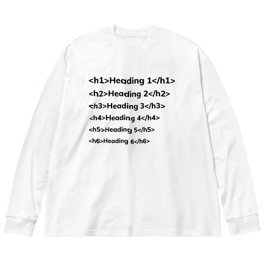 Something for the GeeksのSEOライティング初級編 Big Long Sleeve T-Shirt