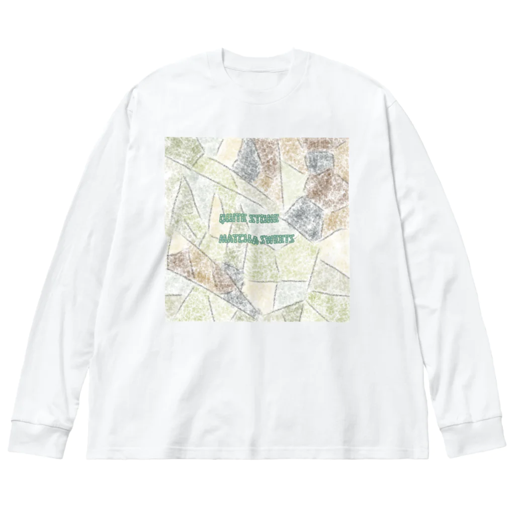 LeafCreateのQuiteStone MatchaSweets Big Long Sleeve T-Shirt