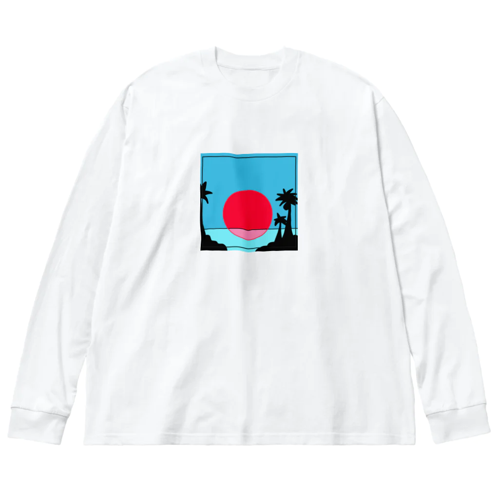 cardboardartzのsunrise ビッグシルエットロングスリーブTシャツ