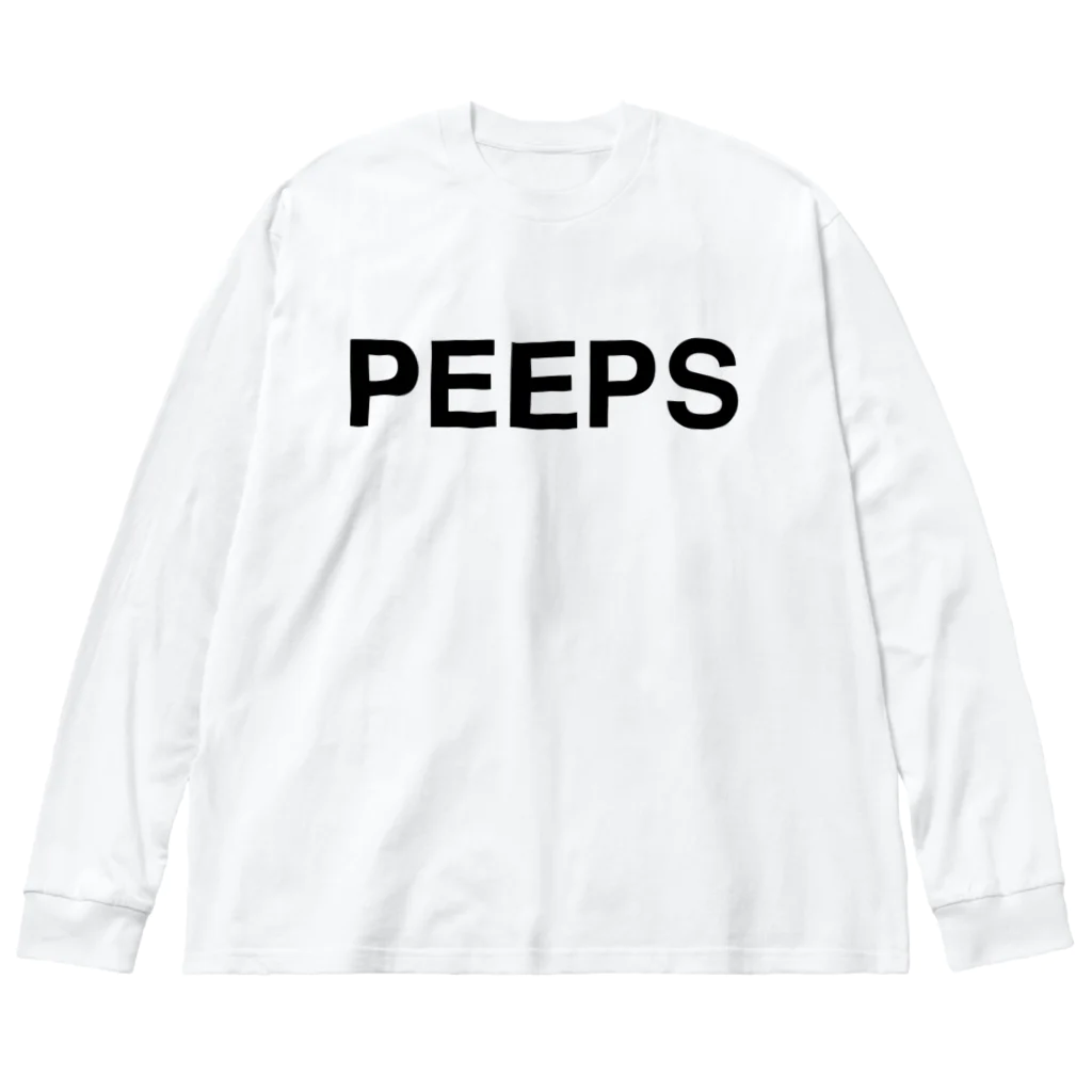 TOKYO LOGOSHOP 東京ロゴショップのPEEPS-ピープス- ビッグシルエットロングスリーブTシャツ