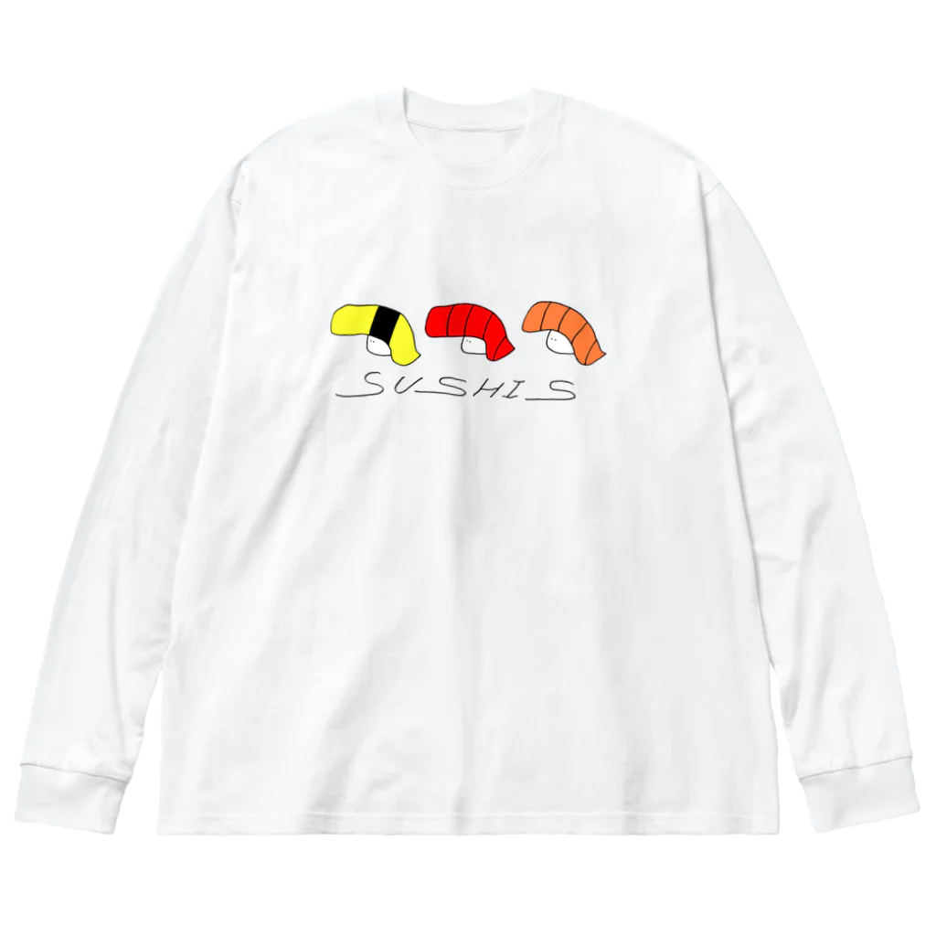 TAKARA_のSUSHIS(寿司ズ) ビッグシルエットロングスリーブTシャツ