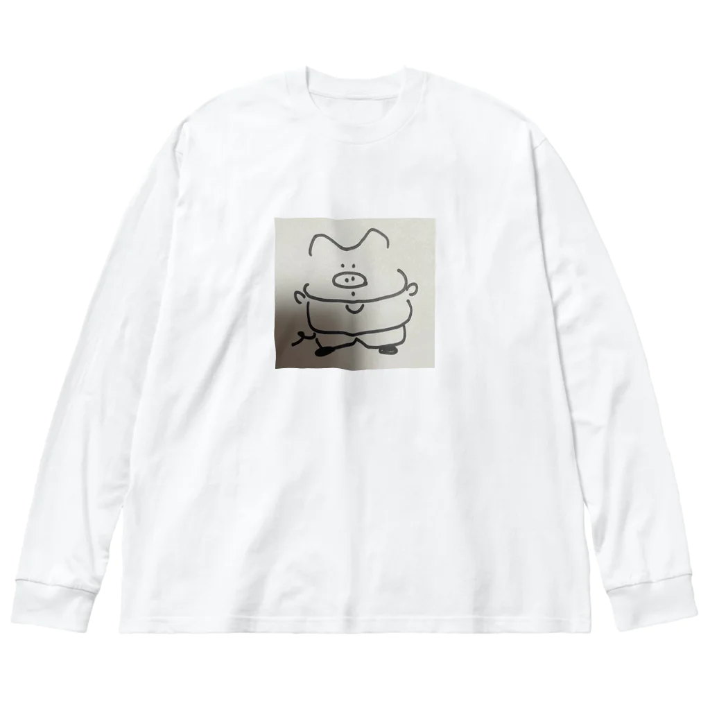 🐷ぶたのはなこ🐷ぶたはな🐷のぶたおくん Big Long Sleeve T-Shirt