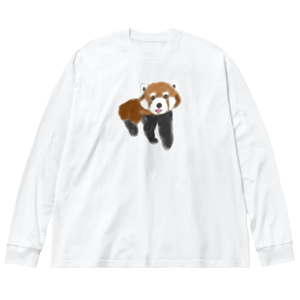 いくら商店のレッサーパンダちゃん Big Long Sleeve T-Shirt