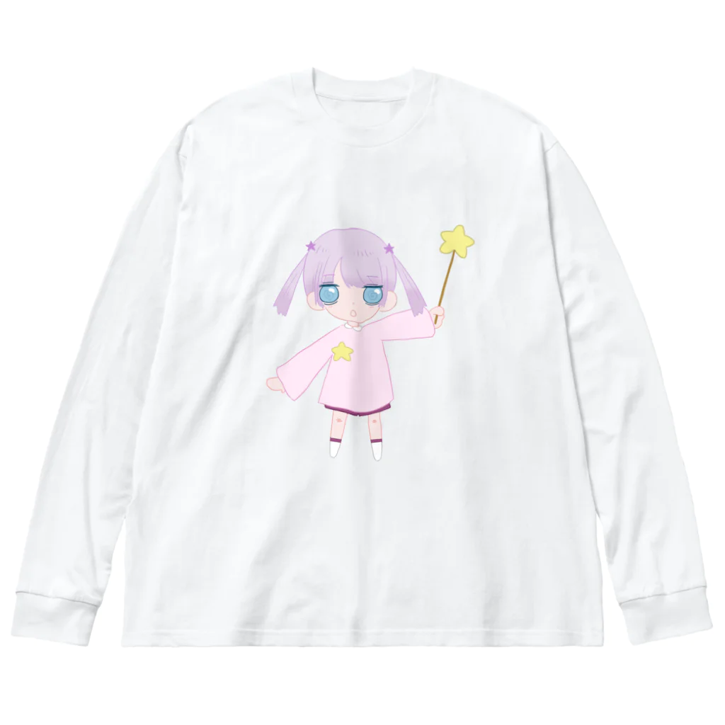 pii_oの魔法幼女   ビッグシルエットロングスリーブTシャツ