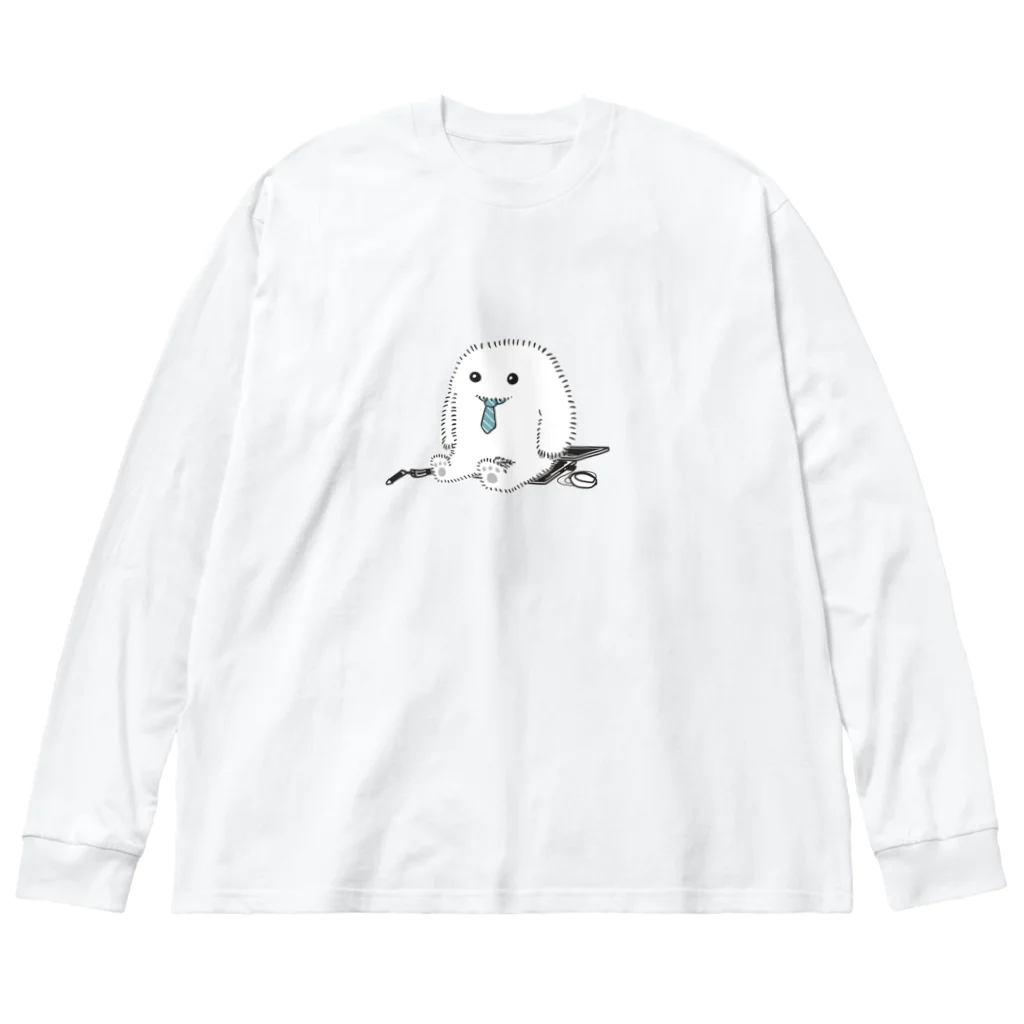 shikiharuのオフィスイエティ Big Long Sleeve T-Shirt