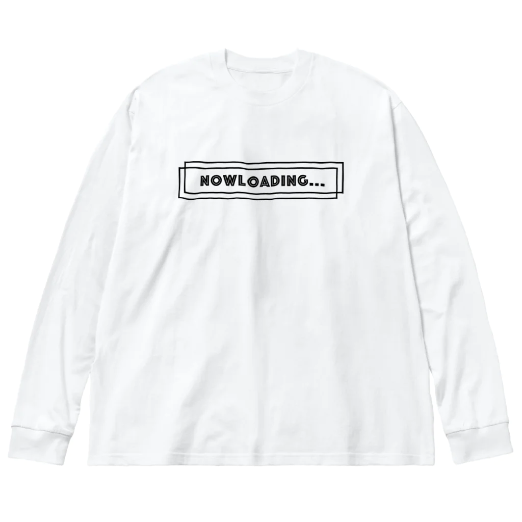 Hello_haayaのNowLoading Big Long Sleeve T-Shirt