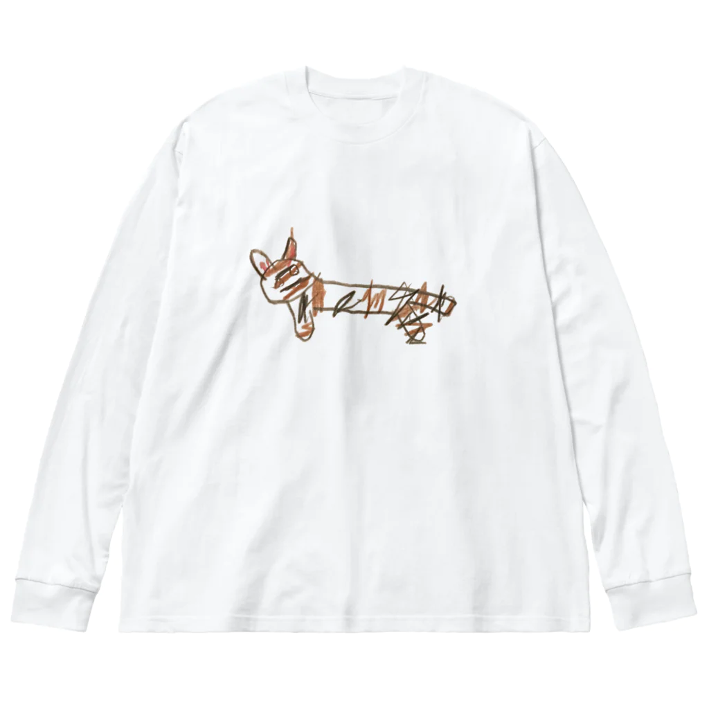 Spaghetti Clinton Storeの雑猫 Big Long Sleeve T-Shirt