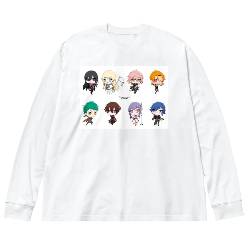 夜想明【LINEスタンプ・BOOTH販売中】のアクシスベストプレア ビッグシルエットロングスリーブTシャツ