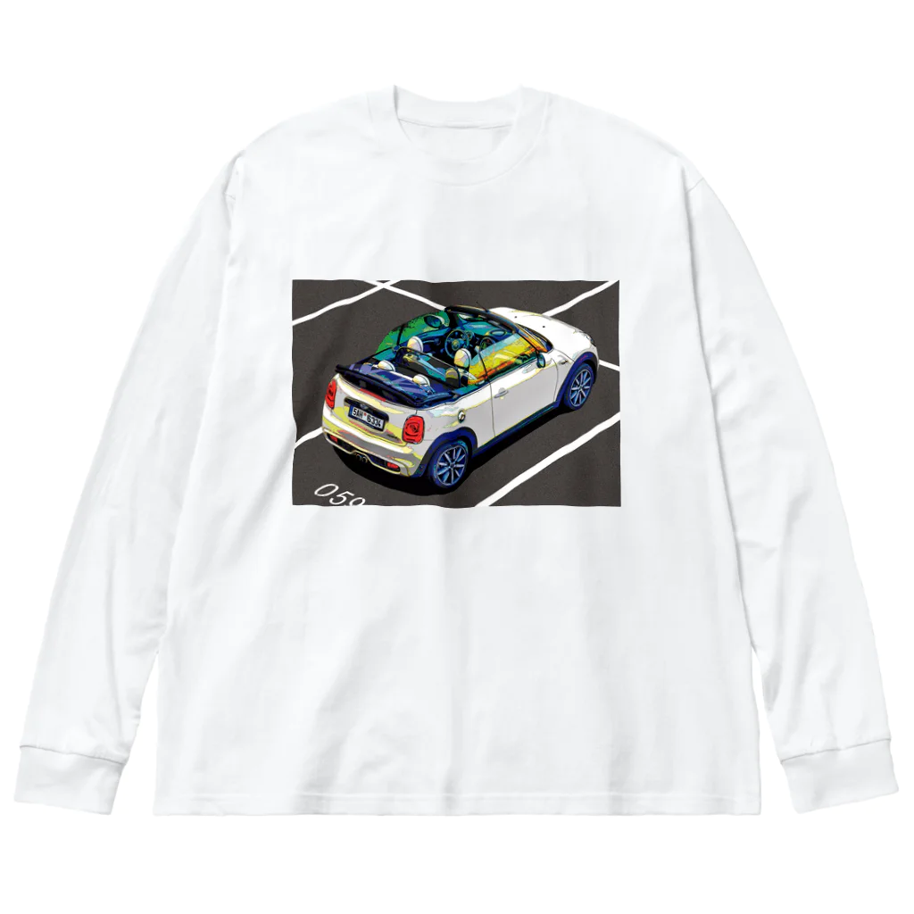 GALLERY misutawoの白のミニコンバーチブル Big Long Sleeve T-Shirt