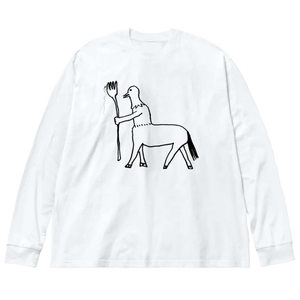 Spaghetti Clinton Storeのとりうまスパゲッティ Big Long Sleeve T-Shirt