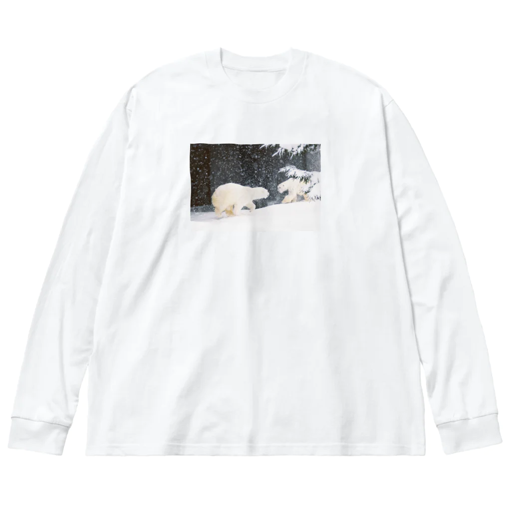 まどろみ工房のしろくま Big Long Sleeve T-Shirt