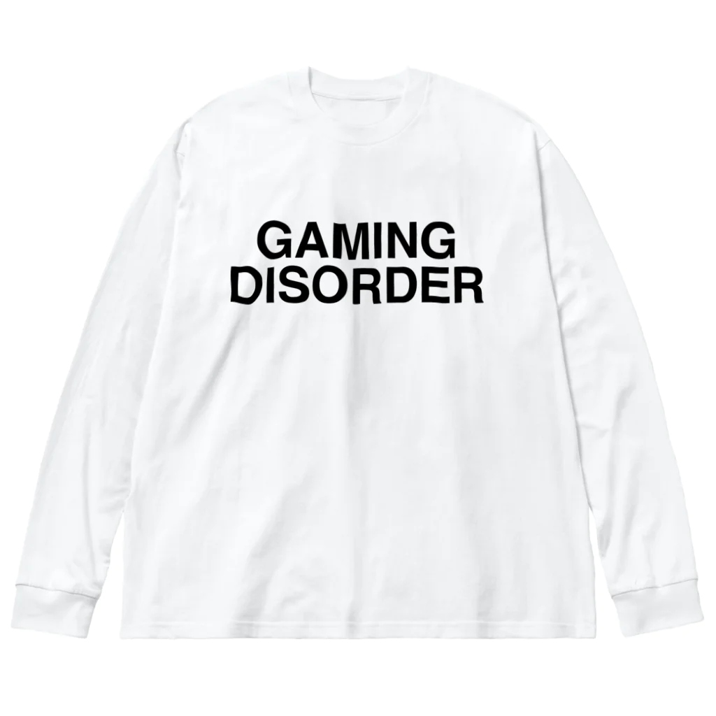 TOKYO LOGOSHOP 東京ロゴショップのGAMING DISORDER-ゲーミングディスオーダー- Big Long Sleeve T-Shirt