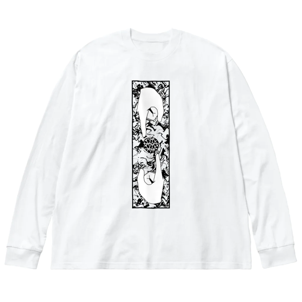 煩悩崙毛のnow loading ビッグシルエットロングスリーブTシャツ