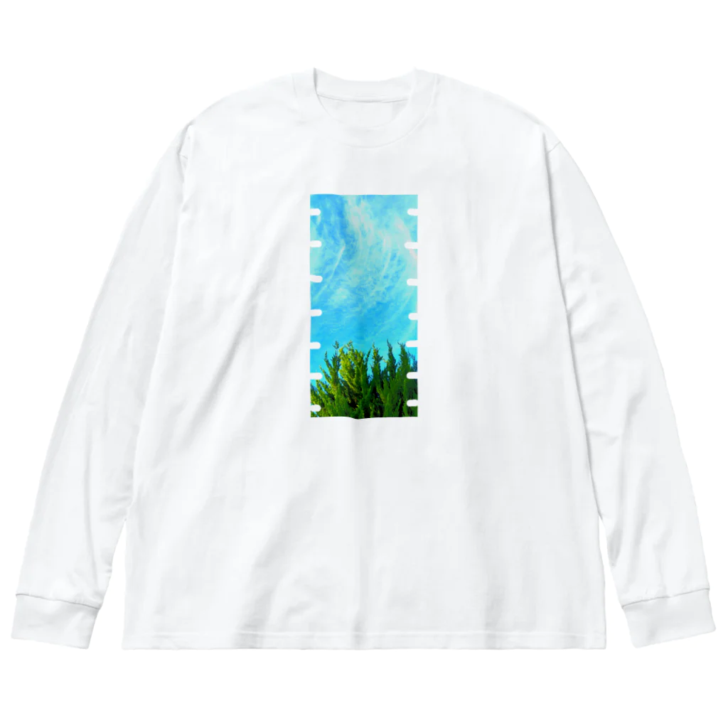 MUGURa-屋の無題　空へ Big Long Sleeve T-Shirt