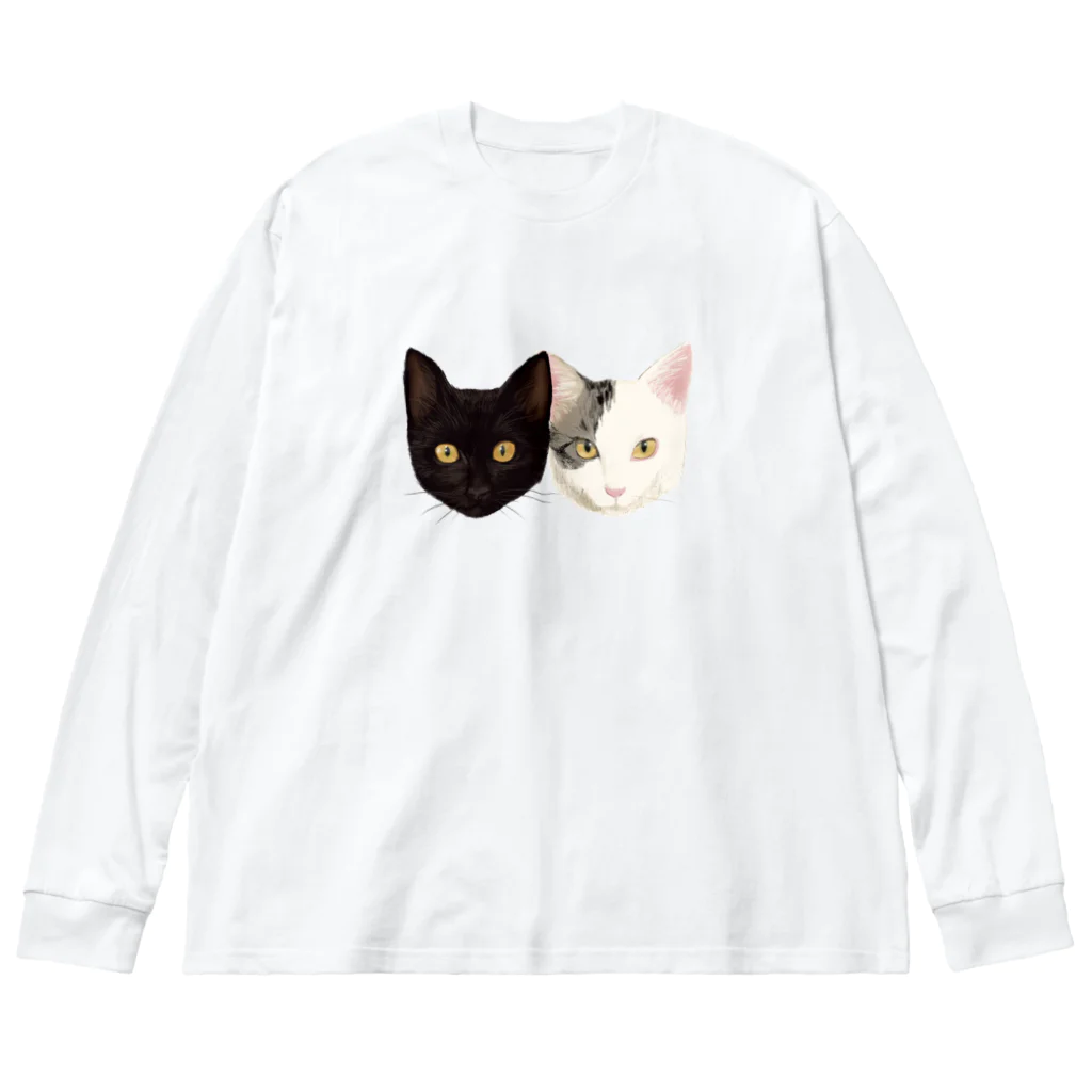 さざなみうどんのかえゆの ビッグシルエットロングスリーブTシャツ