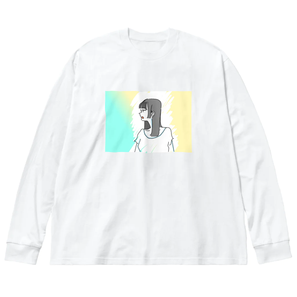 shift_のgood morning なひかり ビッグシルエットロングスリーブTシャツ