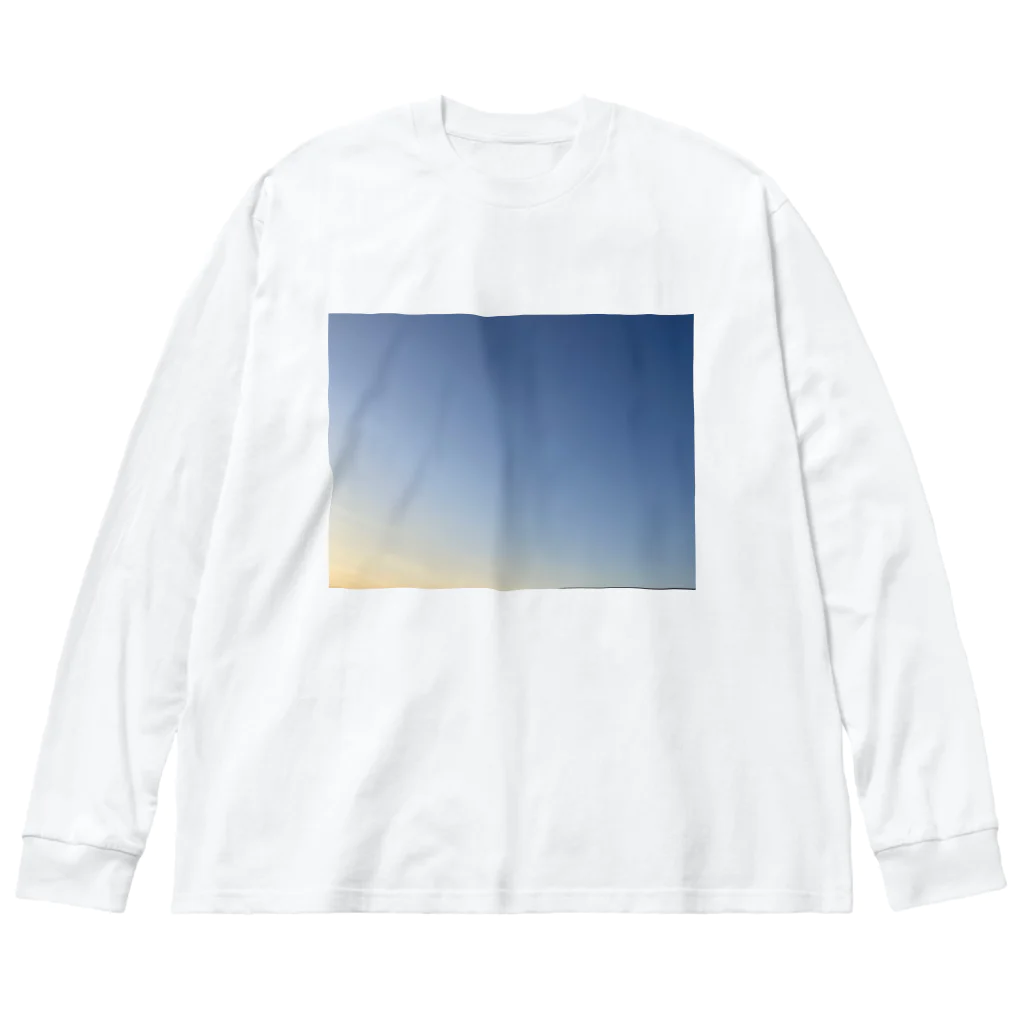 そらもようの暁の空〜〜Akatuki〜〜 ビッグシルエットロングスリーブTシャツ