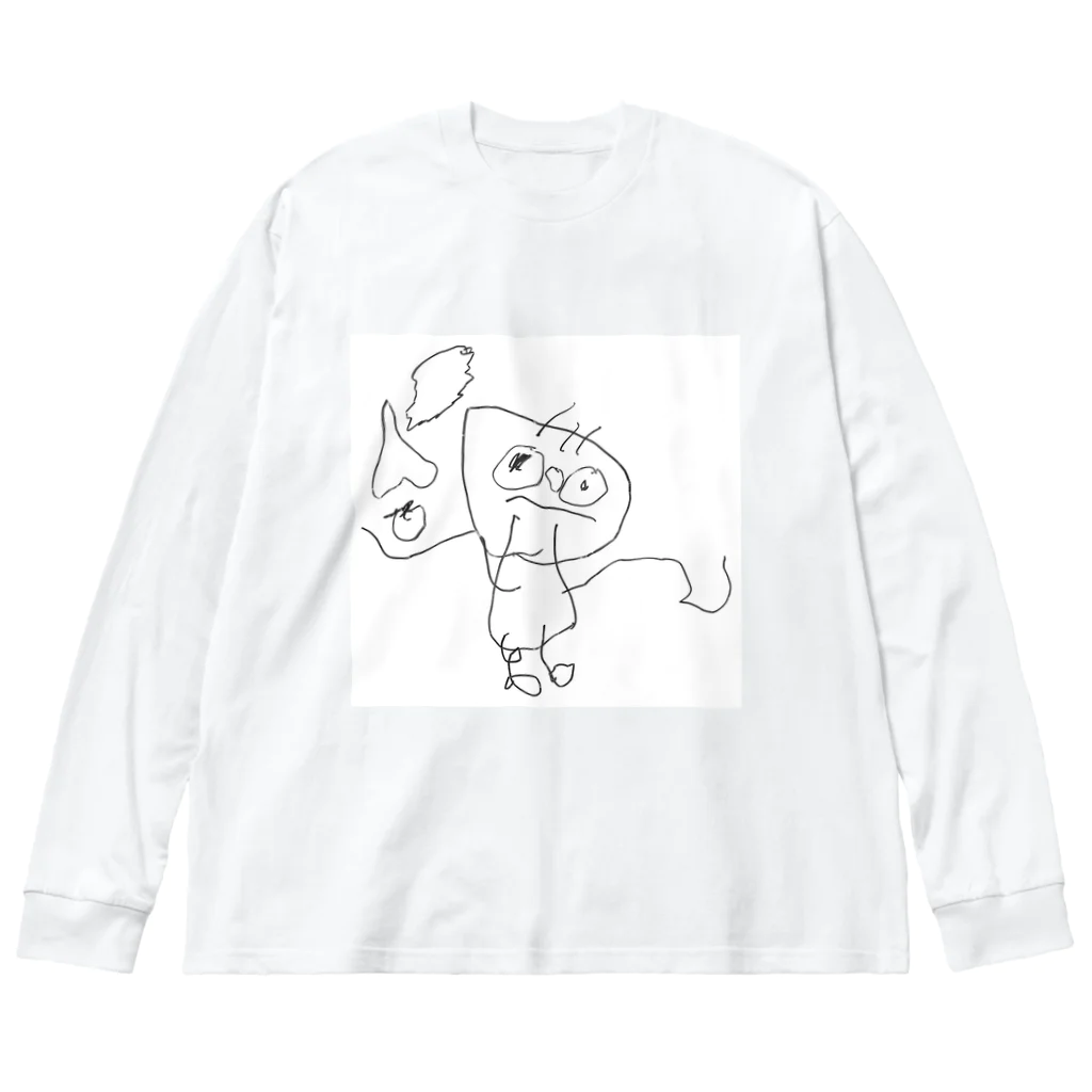 nigirimeshi（にぎりめし）の娘イラスト「ミニトマトちゃん」 Big Long Sleeve T-Shirt