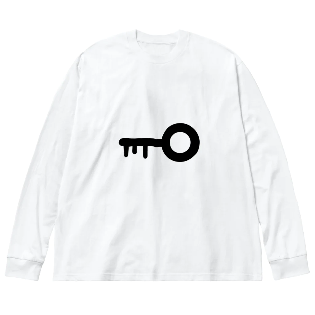 謎はないけど謎解き好きのお店のキー / key Big Long Sleeve T-Shirt