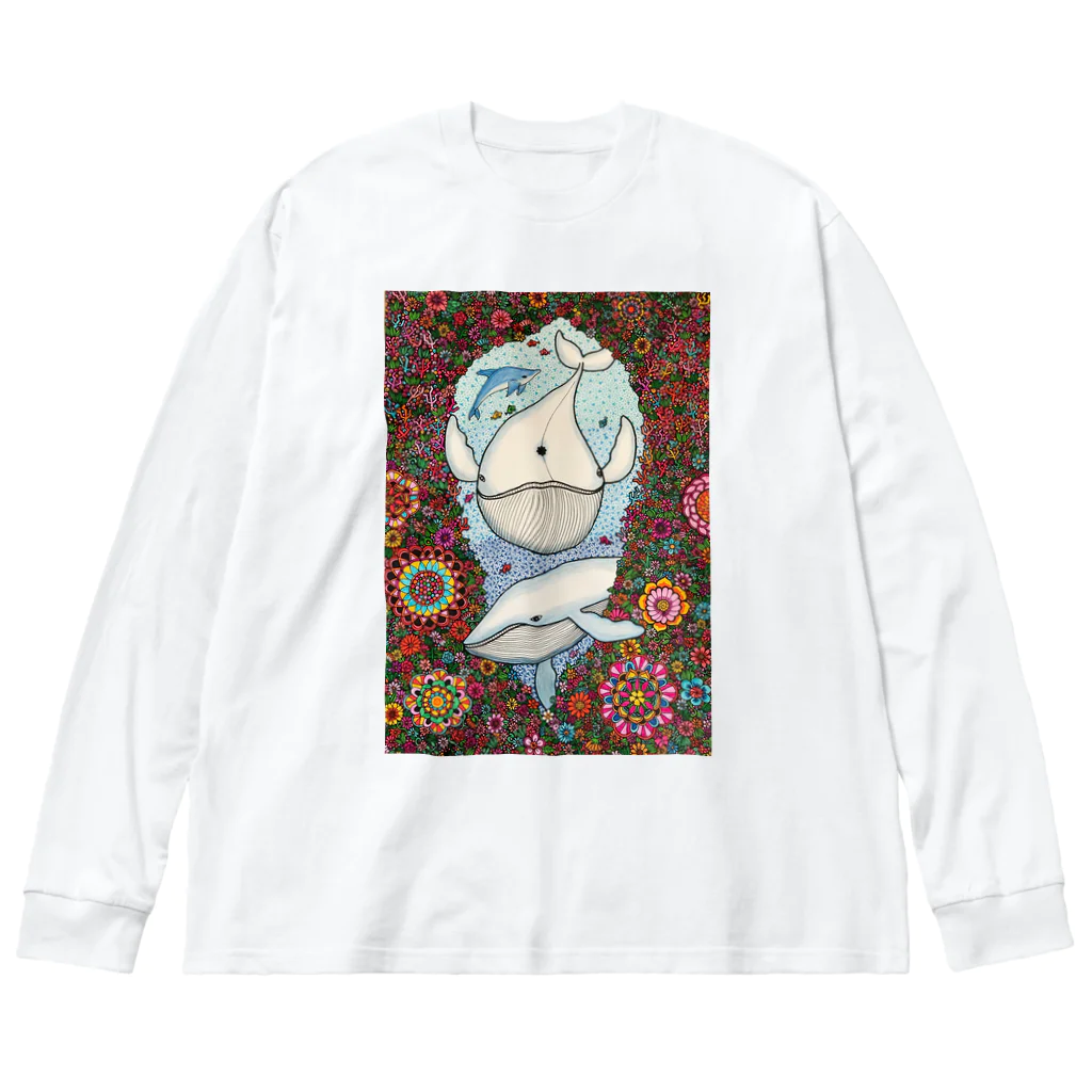 kouの落描き帳の白鯨 Big Long Sleeve T-Shirt