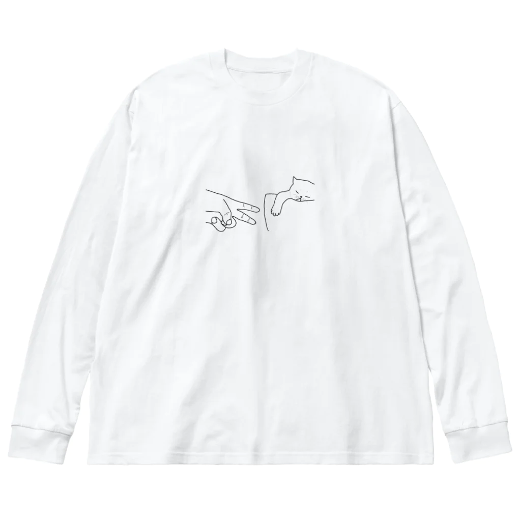 シャチの猫ジャンケン Big Long Sleeve T-Shirt