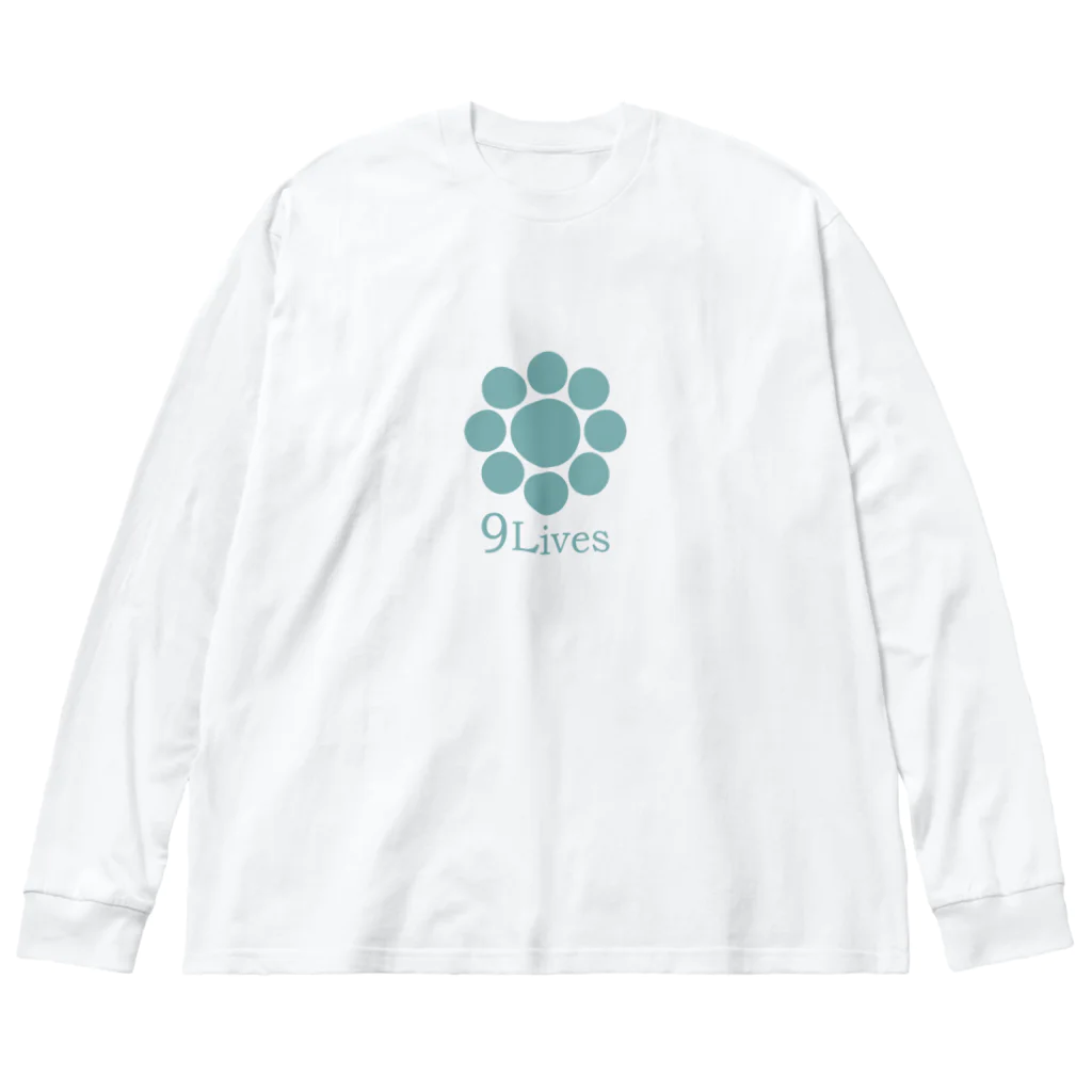 9Lives official goods shopの9lives 九曜シリーズ Big Long Sleeve T-Shirt