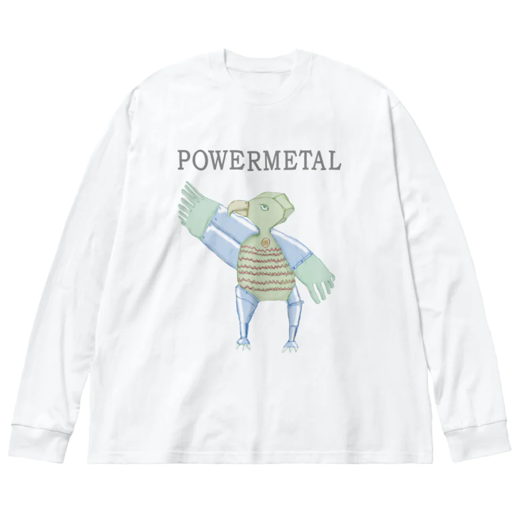 ルルンパ・エンターテイメントのパワーメタル ビッグシルエットロングスリーブTシャツ