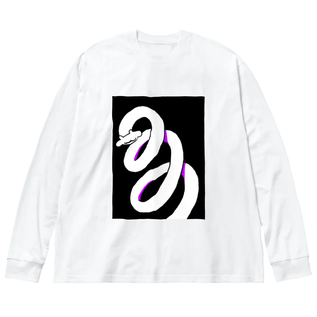 リリのぐるぐるキリン１ Big Long Sleeve T-Shirt