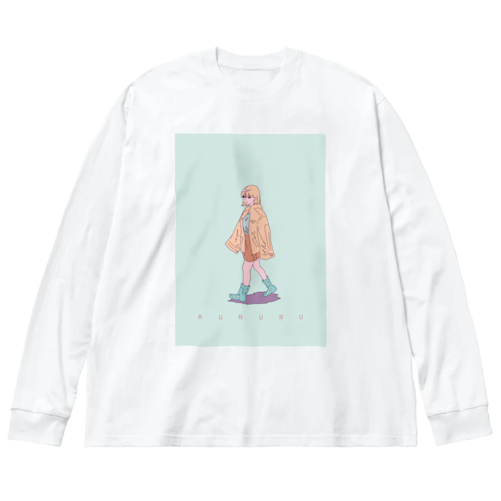 QBB01onlineshopのRURURU〜 Big Long Sleeve T-Shirt