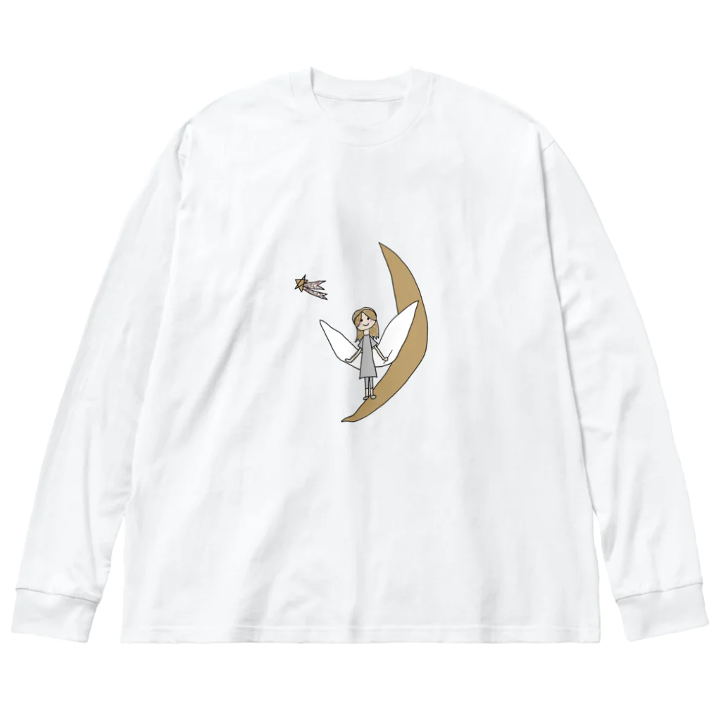 屋根裏部屋の深海魚の月の妖精 Big Long Sleeve T-Shirt