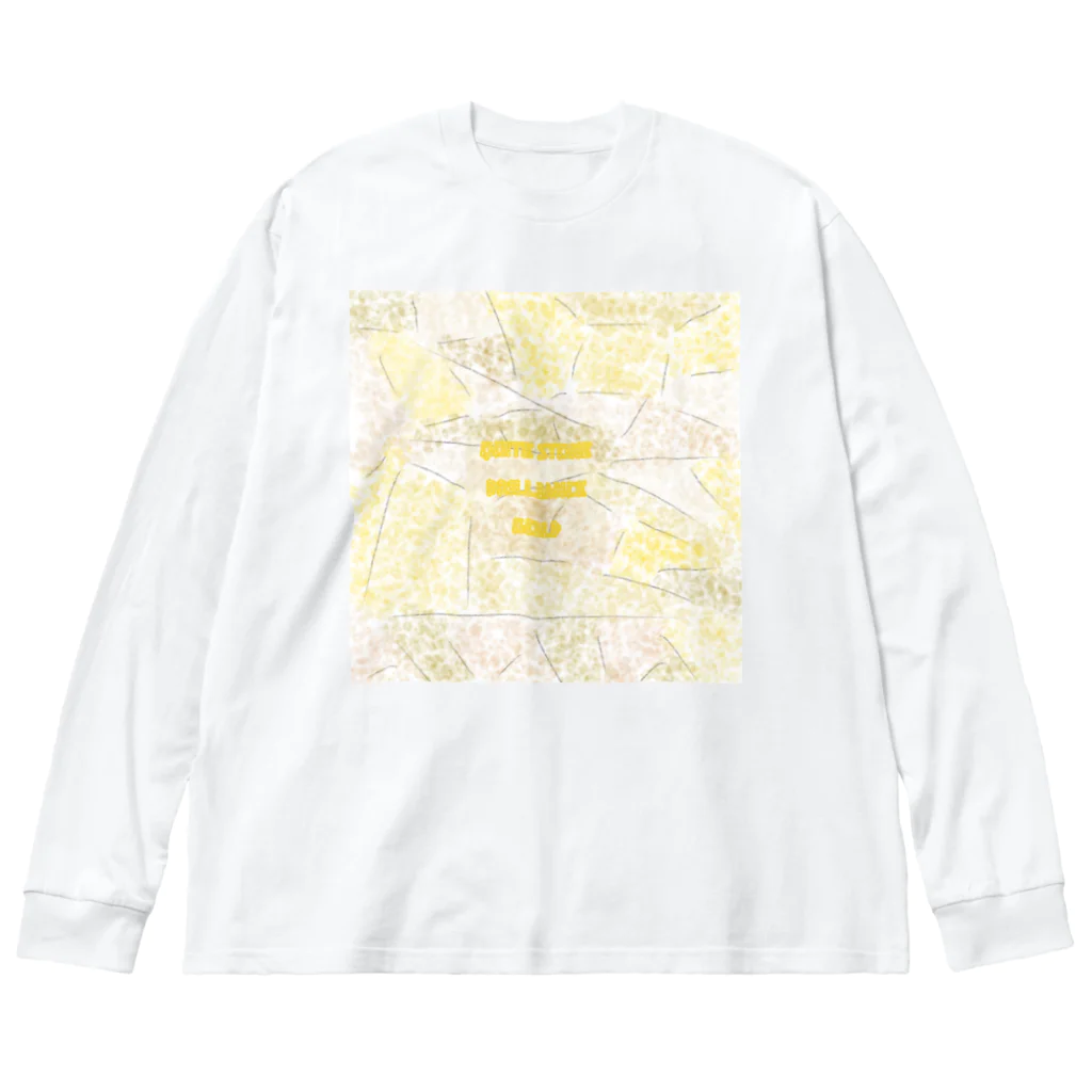 LeafCreateのQuiteStoneBrillianceGold Big Long Sleeve T-Shirt