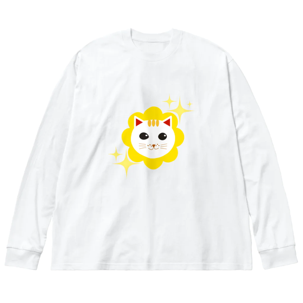 chicodeza by suzuriのきらきら招き猫 Big Long Sleeve T-Shirt