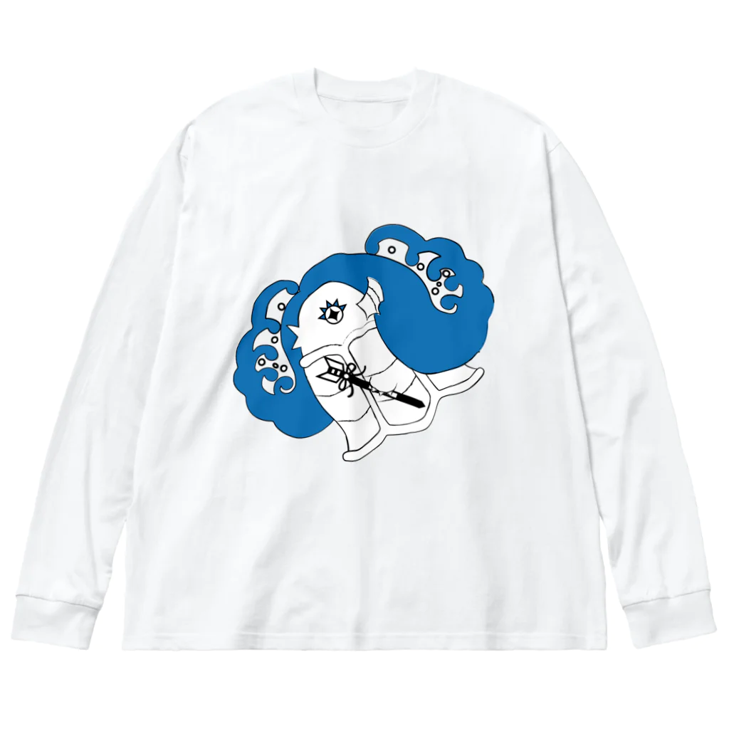 Amiの目覚めのアマビエ Big Long Sleeve T-Shirt