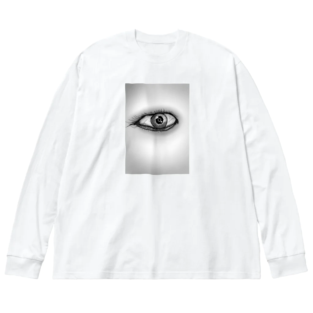 WHITEBLACKのeye ビッグシルエットロングスリーブTシャツ