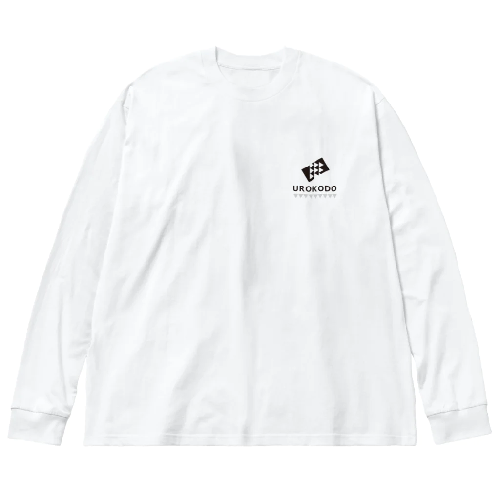 UROKODO Official Web Shopの黒ロゴ-長袖BIGシルエットT ビッグシルエットロングスリーブTシャツ