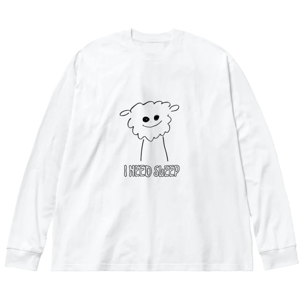 1499のスリープくん ビッグシルエットロングスリーブTシャツ